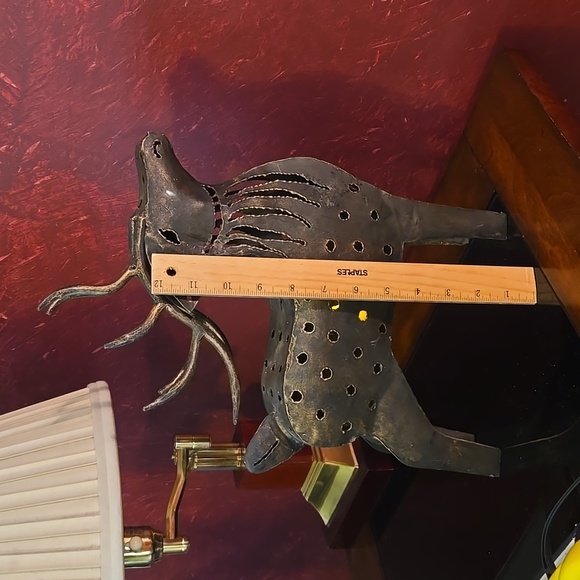 Metal Patio Votive Candle Holder Reindeer - Picture 4 of 8